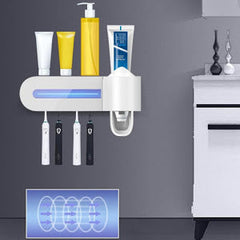 Dozator pentru pasta de dinti si sterilizator UV periute PromotiiZilnice
