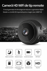 Set 3 camere de supraveghere WiFi HD 1080P – monitorizare interioara, detectie miscare Powersale