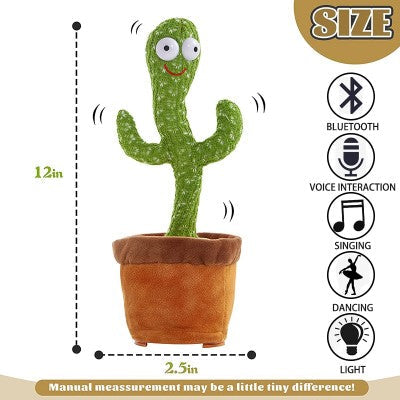 Jucarie cactus, canta, danseaza si imita cuvinte PromotiiZilnice