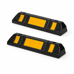 Opritoare roți auto reflectorizante – Set 2 bucăți pentru parcare sigură – Cauciuc durabil PromotiiZilnice