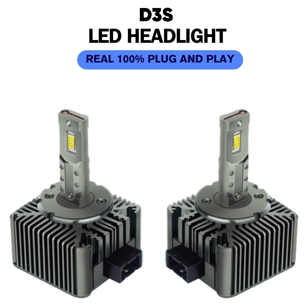 Set 2 Becuri LED, D1S, D2S, D3S – 180W, 23K Lumeni, Plug & Play, Canbus fara eroare - PromotiiZilnice