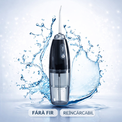 Irigator Oral Portabil cu Incarcare USB si 4 Capete, Negru PromotiiZilnice