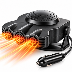 Aeroterma Auto 12V 200W, cu Aer Cald si Ventilatie, Dezaburire si Dezghetare Parbriz, Alimentare la Priza PromotiiZilnice