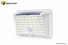 Set 10 Lampi Solare JORTAN LED 90 SMD cu Senzor de Miscare, IP65, Iluminat Exterior Curte Gradina Terasa, Panou Solar, Lumina Alba Rece PromotiiZilnice