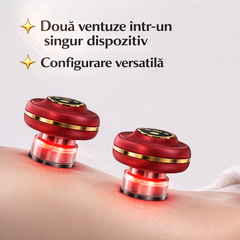 Aparat de masaj cu vacuum 4 in 1,compresie calda, masaj cu vibratii, portabil PromotiiZilnice