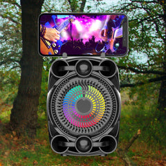 Boxă Bluetooth cu Sunet Stereo și Lumini RGB - PromotiiZilnice