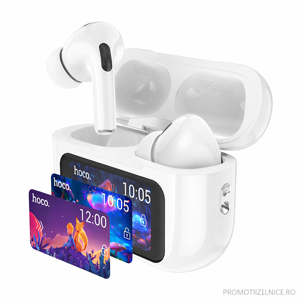 Casti Wireless Bluetooth A9 Pro – Bluetooth 5.4, Microfon HD, Control Tactil, ANC/ENC, Rezistente la Apă, Autonomie Extinsă PromotiiZilnice