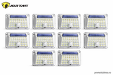 Set 10 Lampi Solare JORTAN LED 90 SMD cu Senzor de Miscare, IP65, Iluminat Exterior Curte Gradina Terasa, Panou Solar, Lumina Alba Rece PromotiiZilnice