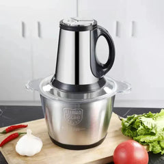 Tocator electric carne si legume, 4 lame inox, 2 viteze, capacitate mare, bol inox - PromotiiZilnice