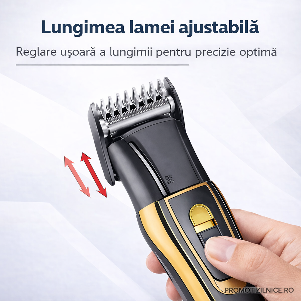 Aparat de Tuns 3-în-1 Multishaver – Trimmer Tuns, Barbierit & Îndepărtare Păr Nas/Urechi – Lame Oțel Inoxidabil PromotiiZilnice