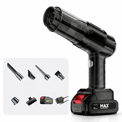 Aspirator Auto 6 in 1 Fara Fir, pentru Casa, Masina, Calculator, Birou, Putere 100W, Eficienta Mare, Functii de Aspirare, Suflare, Vidare, Filtru HEPA, Perie Detailing, Negru PromotiiZilnice