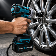 Trusa Masina de Impact si Insurubat 550Nm cu 2 Acumulatori 68V 5Ah, Motor Brushless, 43 Accesorii si Valiza Transport PromotiiZilnice