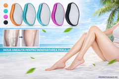 Set 2x Dispozitiv Nano Glass pentru Îndepărtarea Părului – Epilare Rapidă și Fără Durere, Reutilizabil PromotiiZilnice