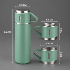 Pachet 2 Termosuri 500 ml cu 6 Cești – Set 8 Piese Powersale