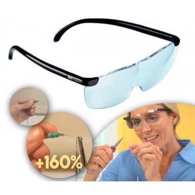 Big Vision- ochelari cu lupa integrata in lentila, marire 20x, model unisex PromotiiZilnice