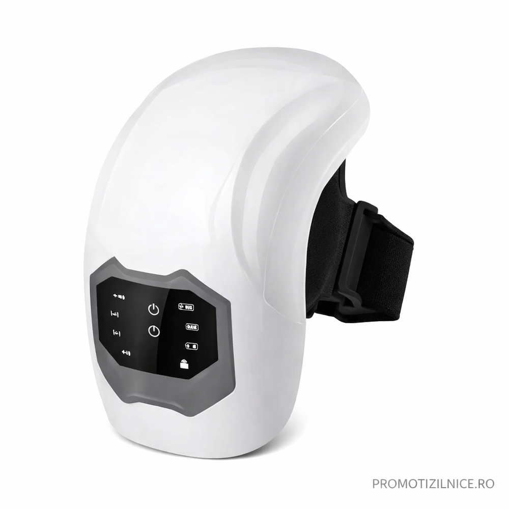 Aparat de masaj pentru genunchi cu incalzire, vibratii si control tactil PromotiiZilnice