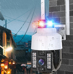 Cameră de Supraveghere WiFi 1080p V380 Pro, Sirenă și Viziune Color Nocturnă, Rotire 360° PromotiiZilnice