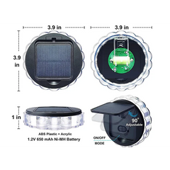 Pachet 4+2 CADOU Lampi Exterior Calitate APF de Perete/ Gard cu panou Pentru iluminare Gradina/ Terasa, rezistenta la apa PromotiiZilnice