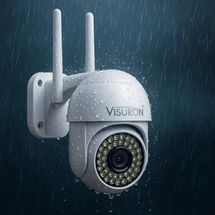 Set 2 Camere Supraveghere Wi-Fi Visuron  – Viziune Nocturnă, 38 LED IR, Full HD 1080p