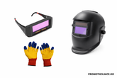 Pachet Profesional pentru Sudură – Masca Automată cu LCD + Ochelari Protecție + Mănuși PromotiiZilnice