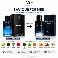 Saviour 100ml - Apa de Toaleta, barbati| Inspirat din Dior Sauvage Powersale