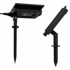 Ghirlanda solara exterior 25 metri cu 25 becuri LED E27, telecomanda, IP65 rezistenta la apa – instalatie luminoasa pentru gradina, terasa, balcon si evenimente Powersale