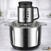 Tocator electric RAF R.7025, 1000W, bol inox 5L, 2 viteze, lame din otel inoxidabil PromotiiZilnice