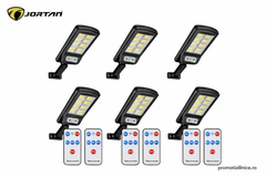 Set 6 Lămpi Solare LED 150W cu Telecomandă, 160 LED COB, Senzor de Mișcare, IP67 Rezistente la Apă – Iluminat Exterior Curte, Grădină, Alee PromotiiZilnice