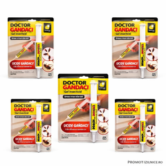Set 5 x Gel Insecticid Antigandaci RoachDoctor 30g – Aplicare Precisa, Efect Rapid PromotiiZilnice