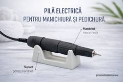 Freza Unghii Profesională Marathon 3 Champion 35000 RPM 45W cu Pedală – Aparat Manichiură și Pedichiură Profesional PromotiiZilnice