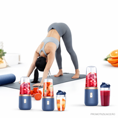 Mini Storcator de Suc Portabil 400 ml pentru Smoothie-uri, Fructe si Legume Powersale