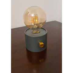 Mini Veioza decorativa, Bec Retro Lumina Calda, Intensitate reglabila, Alimentare 3 x Baterii tip AA (neincluse) PromotiiZilnice