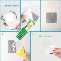 Set 3 x Kit Instant pentru Repararea Peretilor Interiori PromotiiZilnice