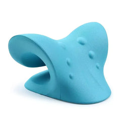 Set 2 Perne cervicale pentru gat si umeri, dispozitiv tractiune si relaxare musculara, culoare albastra - PromotiiZilnice