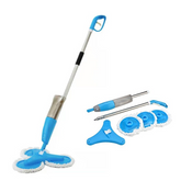 Mop Spray Triplu 600 ml, Microfibra Reutilizabila si Capete Rotative PromotiiZilnice