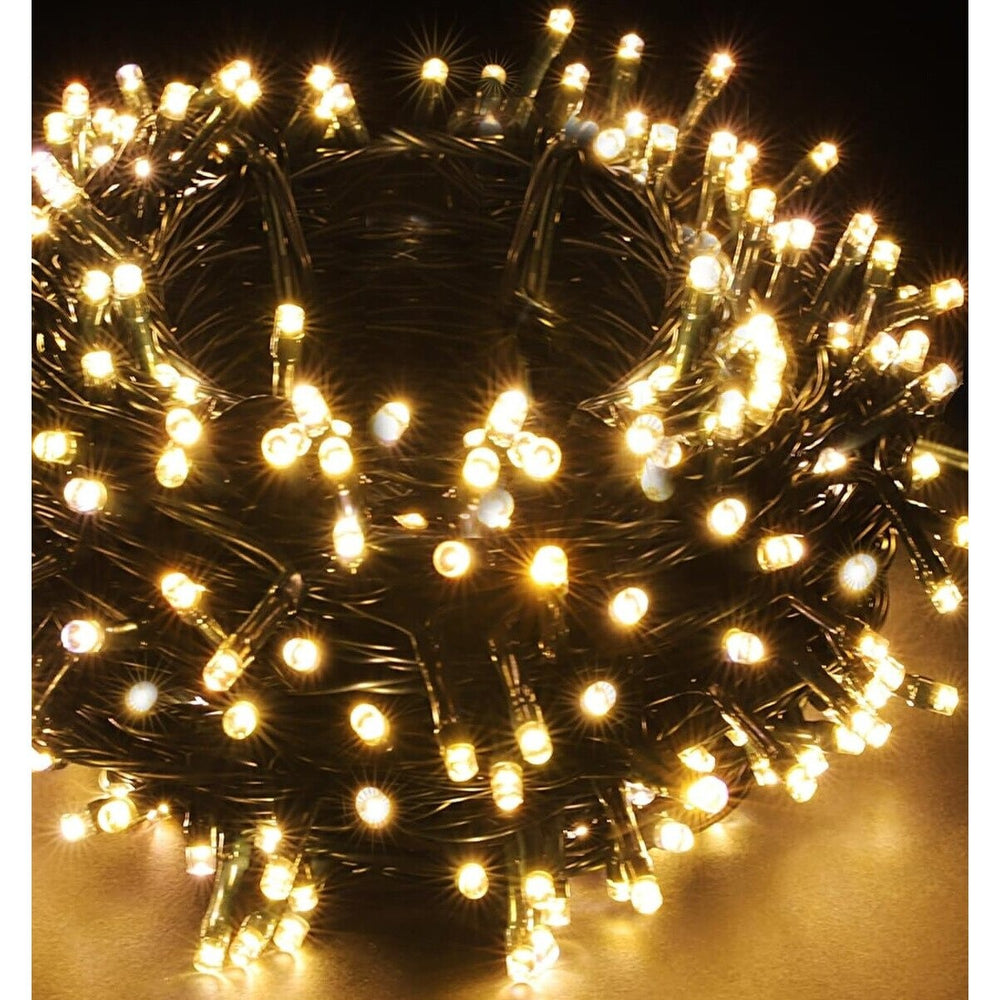 Instalatie De Craciun, 100 m, 480 LED -uri, Jocuri de Lumini, Pentru Exterior/Interior - PromotiiZilnice
