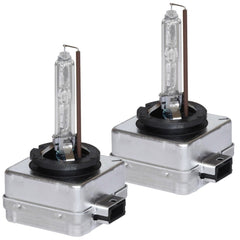 Set 2 becuri Xenon D1S White auto pentru far, suport metalic, 35W, 6000K - PromotiiZilnice