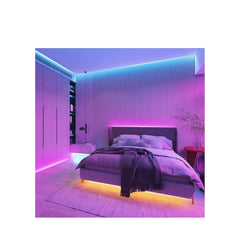 Set 2 Instalatii LED RGB 10m, Multicolor, Aplicatie Telefon, Intensitate Reglabila PromotiiZilnice