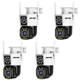 Set 4 Camere Duale Jortan, 6MP Full HD 4K, Tehnologie Avansata, WiFi-LAN - PromotiiZilnice