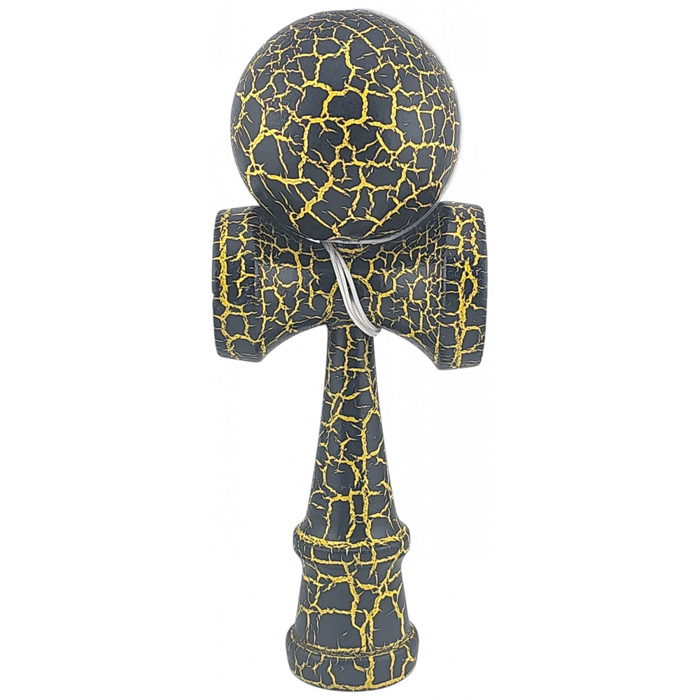 Set 2 x Kendama din Lemn 18 cm, Model CRACK - PromotiiZilnice