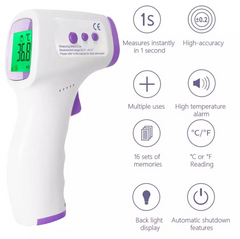 Set Complet Monitorizare Sanatate – Tensiometru Brat + Termometru Frontal + Pulsoximetru PromotiiZilnice