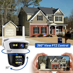 Camera Supraveghere WiFi Jortan JT-5, 9 MP, 1080p Full HD, IP66, Wireless Exterior/Interior - PromotiiZilnice