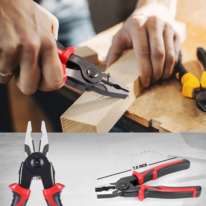 Cleste Electrician 5 in 1 ,Sertizare, Taiat si Deizolat Cabluri - PromotiiZilnice