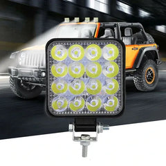 Set 8 proiectoare 16 LED 48W auto OFF-ROAD, IP 67 - PromotiiZilnice