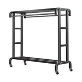 Raft metalic dublu pentru haine și pantofi, stabil, montaj rapid - PromotiiZilnice