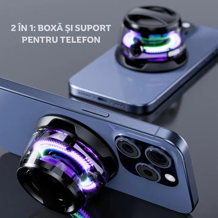 Boxa Bluetooth G200, 5W, cu prindere MagSafe si suport telefon 2 in 1 PromotiiZilnice