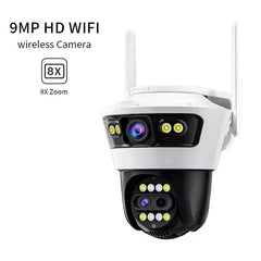 Camera Supraveghere WiFi Jortan JT-5, 9 MP, 1080p Full HD, IP66, Wireless Exterior/Interior - PromotiiZilnice
