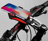 Lanterna bicicleta multifunctionala cu suport telefon si baterie de incarcare - PromotiiZilnice
