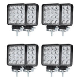 Set 8 proiectoare 16 LED 48W auto OFF-ROAD, IP 67 - PromotiiZilnice