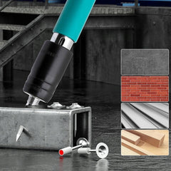 Kit pistol manual pentru fixare nituri/ cuie, Accesorii + 50 Cuie - PromotiiZilnice